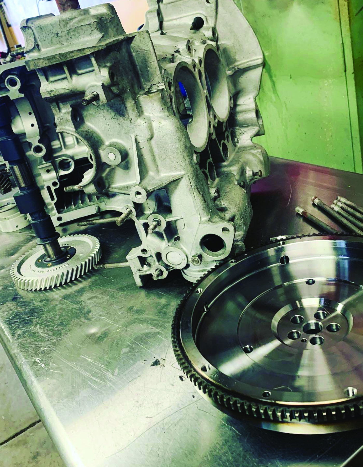 Precision machine shop workspace
